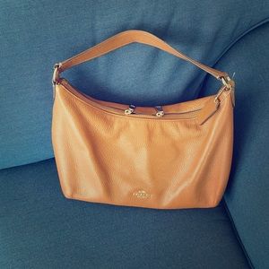 Coach handbag. Used gently pebble leather!